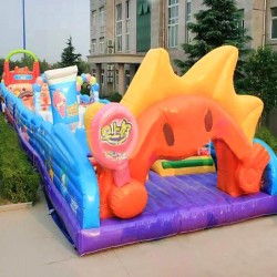 儿童陆地闯关充气城堡 儿童陆地闯关充气城堡